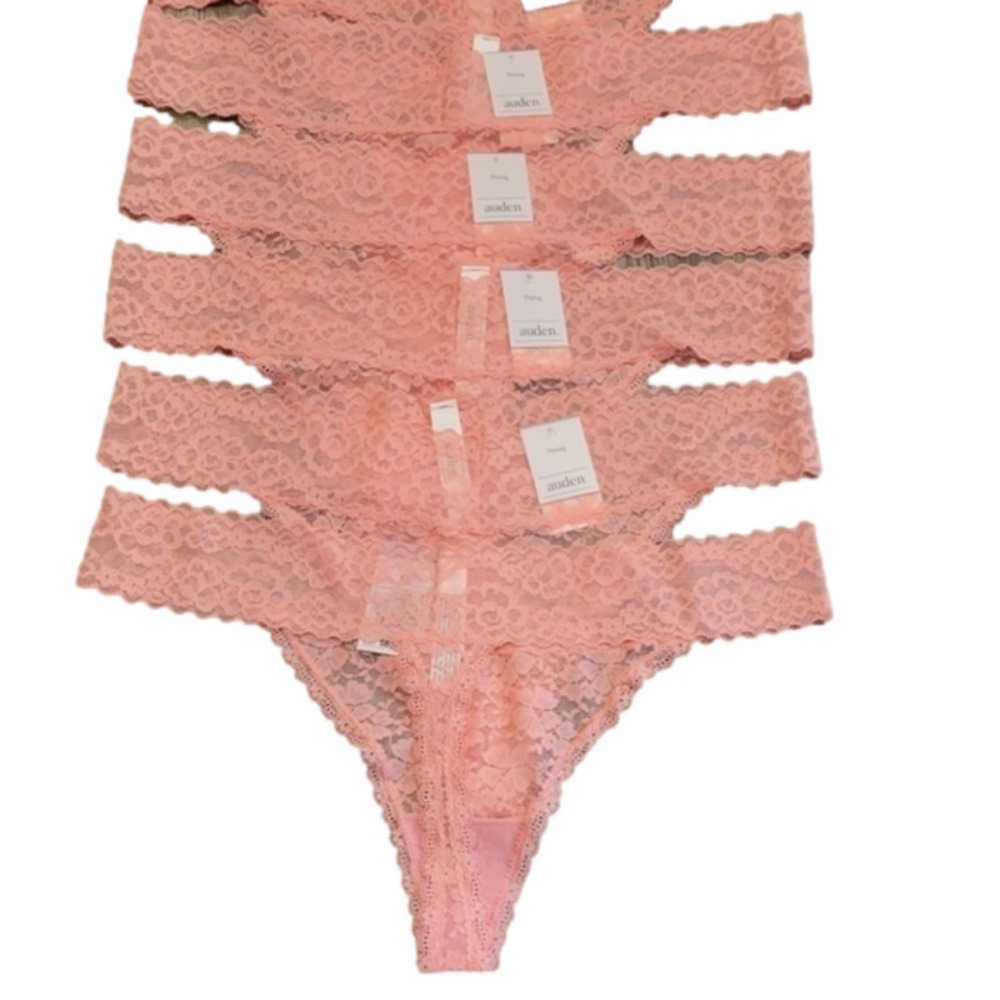 𝅺6 Pack Auden Orange Thong Size XL - Picture 2 of 6